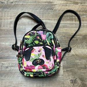 Floral, mini backpack by Betsy Johnson